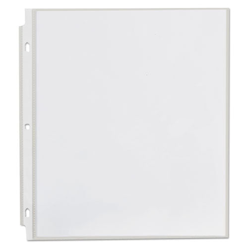 Standard Sheet Protectors, Light-duty, Side: 3-hole Punched, Top Load 8.5 X 11 Insert, Clear Front, 200/box