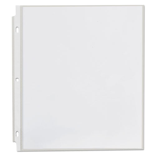Standard Sheet Protectors, Medium-duty, Side: 3-hole Punched, Top Load 8.5 X 11 Insert, Clear Front, 50/pack