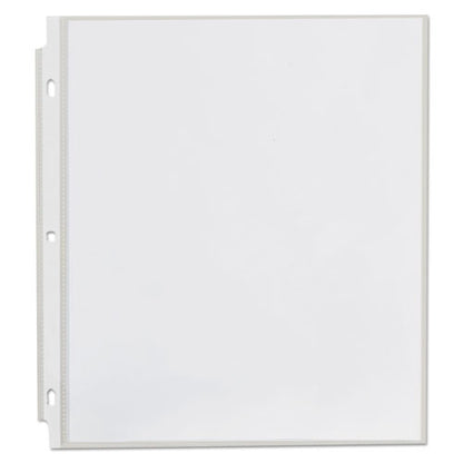 Standard Sheet Protectors, Medium-duty, Side: 3-hole Punched, Top Load 8.5 X 11 Insert, Clear Front, 50/pack