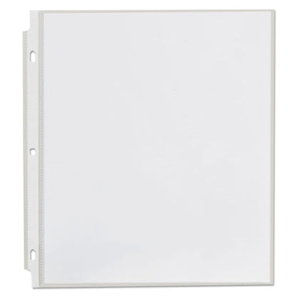 Standard Sheet Protectors, Medium-duty, Side: 3-hole Punched, Top Load 8.5 X 11 Insert, Clear Front, 100/box