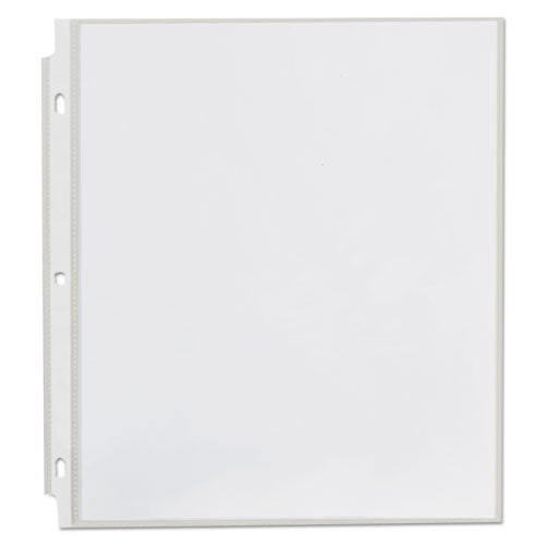 Standard Sheet Protectors, Medium-duty, Side: 3-hole Punched, Top Load 8.5 X 11 Insert, Nonglare Clear Front, 50/pack