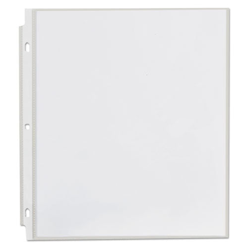Standard Sheet Protectors, Light-duty, Side: 3-hole Punched, Top Load 8.5 X 11 Insert, Nonglare Clear Front, 200/box