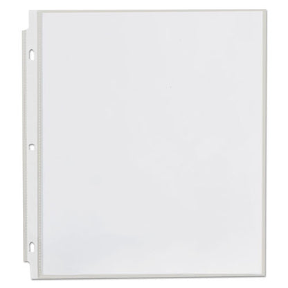 Standard Sheet Protectors, Light-duty, Side: 3-hole Punched, Top Load 8.5 X 11 Insert, Nonglare Clear Front, 200/box