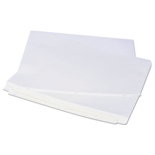 Deluxe Heavyweight Sheet Protector, Side: 3-hole Punched, Top Load 8.5 X 11 Insert, Clear Front, 50/pack