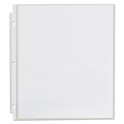 Standard Sheet Protectors, Light-duty, Side: 3-hole Punched, Top Load 8.5 X 11 Insert, Clear Front, 100/box