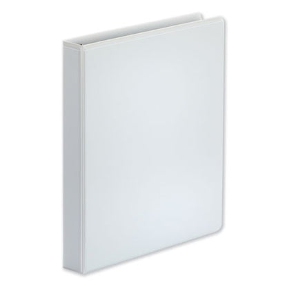 Deluxe Easy-to-open D-ring View Binder, 3 Rings, 1" Capacity, 11 X 8.5, White