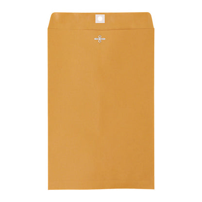 Kraft Clasp Envelope, #98, Square Flap, Clasp/gummed Closure, 10 X 15, Brown Kraft, 100/box