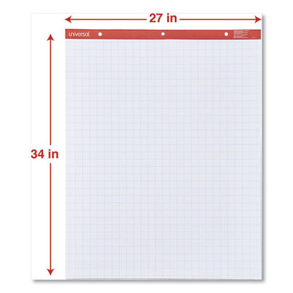 Easel Pads/flip Charts, Quadrille Rule (1 Sq/in), 27 X 34, White, 50 Sheets, 2/carton