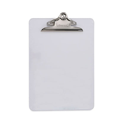 Plastic Clipboard With High Capacity Clip, 1.25" Clip Capacity, Holds 8.5 X 11 Sheets, Clear