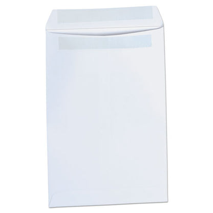 Self-stick Open End Catalog Envelope, #1, Square Flap, Self-adhesive Closure, 6 X 9, White, 100/box