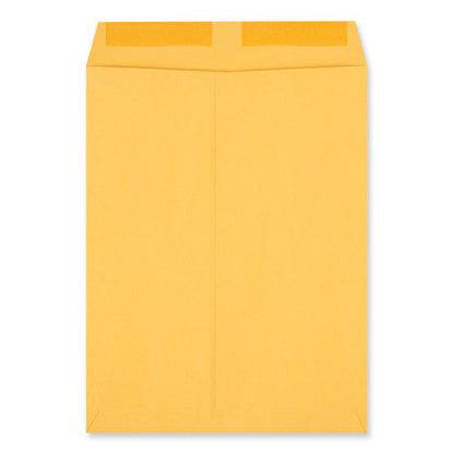 Catalog Envelope, 28 Lb Bond Weight Kraft, #12 1/2, Square Flap, Gummed Closure, 9.5 X 12.5, Brown Kraft, 250/box