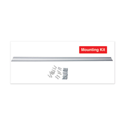 Frameless Magnetic Glass Marker Board, 48" X 36", White Surface
