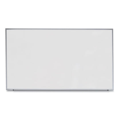 Deluxe Melamine Dry Erase Board, 72" X 48", White Surface, Anodized Aluminum Frame