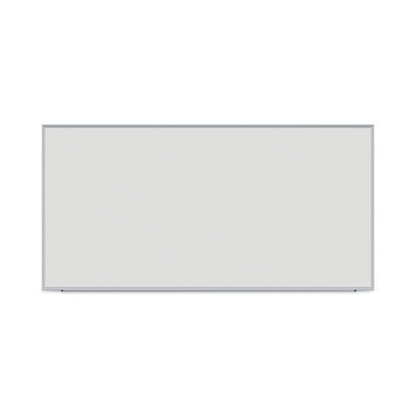 Deluxe Melamine Dry Erase Board, 96" X 48", White Surface, Anodized Aluminum Frame