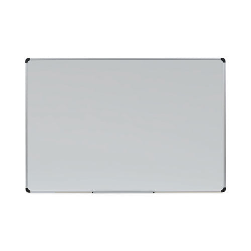 Magnetic Steel Dry Erase Marker Board, 72" X 48", White Surface, Satin Aluminum Frame