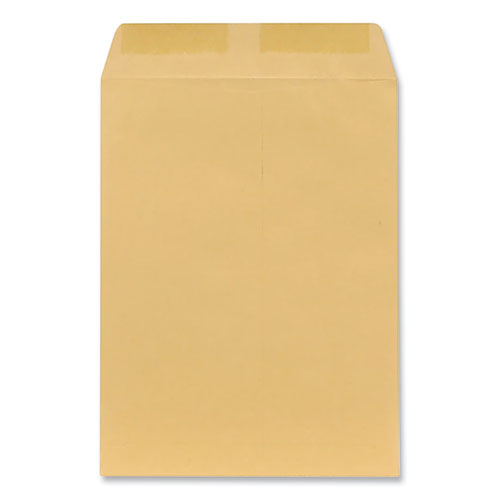 Catalog Envelope, 28 Lb Bond Weight Kraft, #10 1/2, Square Flap, Gummed Closure, 9 X 12, Brown Kraft, 100/box