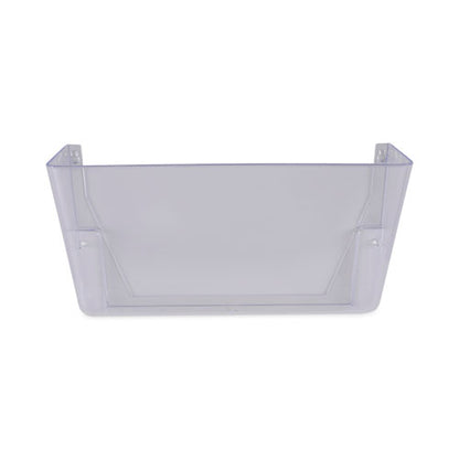 Wall Files, 3 Sections, Letter Size, 13" X 4" X 14", Clear, 3/set