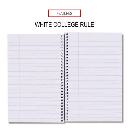 Wirebound Notebook, 3-subject, Medium/college Rule, Black Cover, (120) 9.5 X 6 Sheets