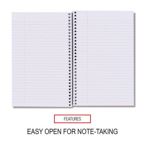 Wirebound Notebook, 3-subject, Medium/college Rule, Assorted Cover Colors, (120) 9.5 X 6 Sheets, 4/pack