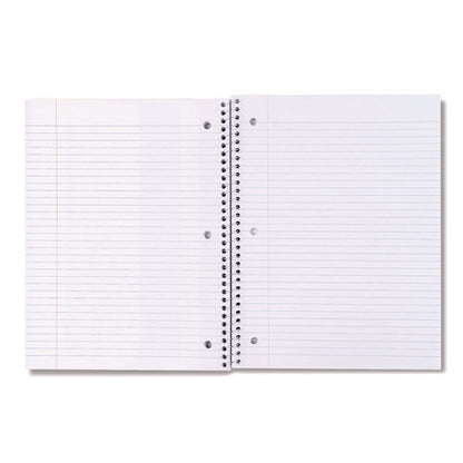 Wirebound Notebook, 1-subject, Medium/college Rule, Assorted Cover Colors, (70) 10.5 X 8 Sheets, 4/pack