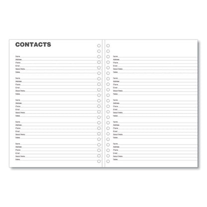Monthly Planner, 11 X 8, Black Cover, 14-month: Dec 2025 To Jan 2027