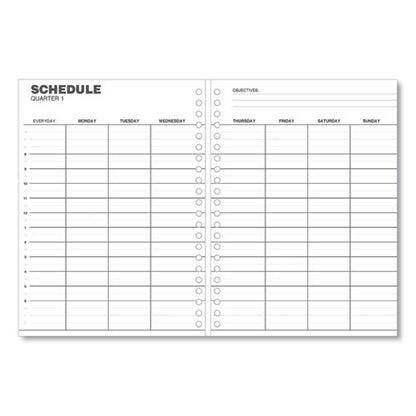 Monthly Planner, 11 X 8, Black Cover, 14-month: Dec 2025 To Jan 2027