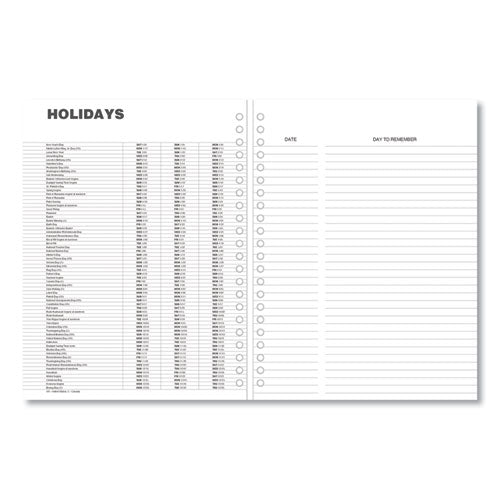 Monthly Planner, 11 X 8, Black Cover, 14-month: Dec 2025 To Jan 2027