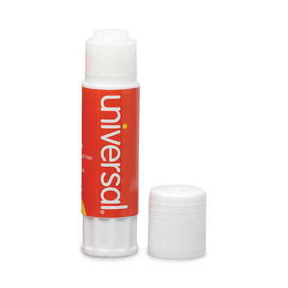 Glue Stick, 0.28 Oz, Applies And Dries Clear, 12/pack