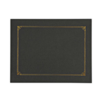Certificate/document Cover, 8.5 X 11; 8 X 10; A4, Black, 6/pack