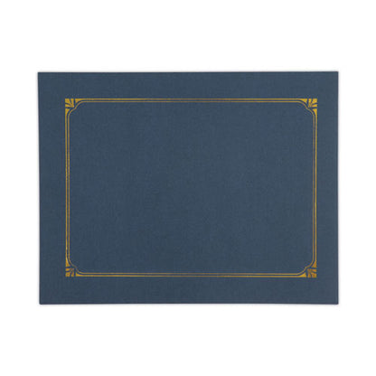 Certificate/document Cover, 8.5 X 11; 8 X 10; A4, Navy, 6/pack