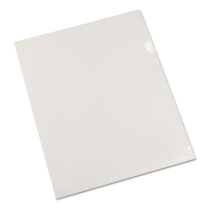 Project Folders, Letter Size, Clear, 25/pack
