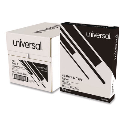 High-bright Multipurpose Paper, 20 Lb Bond Weight, 8.5 X 11, Bright White, 500 Sheets/ream, 5 Reams/carton