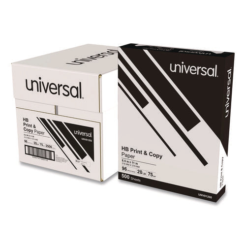 High-bright Multipurpose Paper, 20 Lb Bond Weight, 8.5 X 11, Bright White, 500 Sheets/ream, 5 Reams/carton