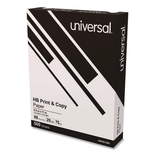 High-bright Multipurpose Paper, 20 Lb Bond Weight, 8.5 X 11, Bright White, 500 Sheets/ream, 5 Reams/carton