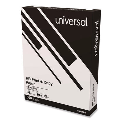 High-bright Multipurpose Paper, 20 Lb Bond Weight, 8.5 X 11, Bright White, 500 Sheets/ream, 5 Reams/carton