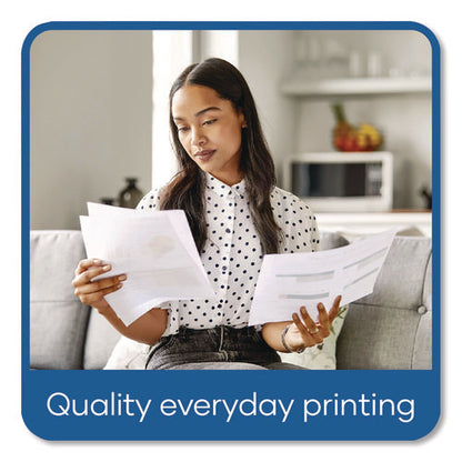 High-bright Multipurpose Paper, 20 Lb Bond Weight, 8.5 X 11, Bright White, 500 Sheets/ream, 5 Reams/carton