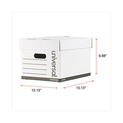 Professional-grade Heavy-duty Storage Boxes, Letter/legal Files, White, 12/carton