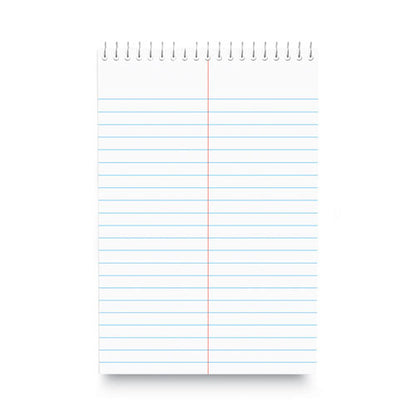 Steno Pads, Gregg Rule, Red Cover, 80 White 6 X 9 Sheets