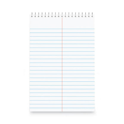 Steno Pads, Gregg Rule, Red Cover, 80 White 6 X 9 Sheets, 6/pack