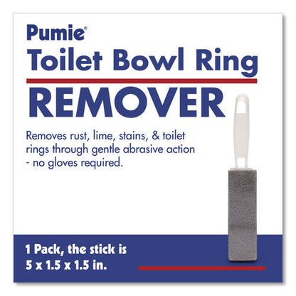 Toilet Bowl Ring Remover With Handle, 1.25 X 5, Gray, 6/pack