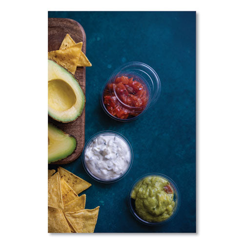 Portion Pots, 2 Oz, Plastic, Clear, 2,000/carton