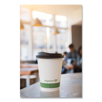 89-series Hot Cup, 12 Oz, Paper, White/green, 1,000/carton