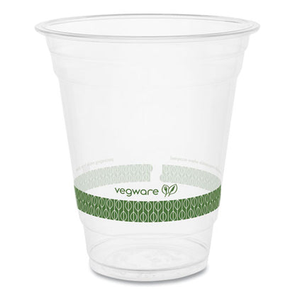 96-series Cold Cup, 12 Oz, Plastic, Clear/green, 1,000/carton