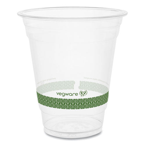 96-series Cold Cup, 12 Oz, Plastic, Clear/green, 1,000/carton