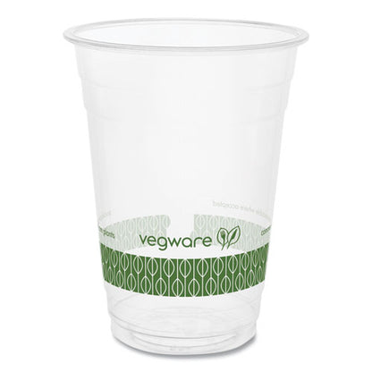 96-series Cold Cup, 16 Oz, Plastic, Clear/green, 1,000/carton