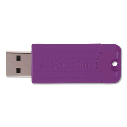 Pinstripe Usb 3.0 Flash Drive, 16 Gb, Assorted Colors, 5/pack