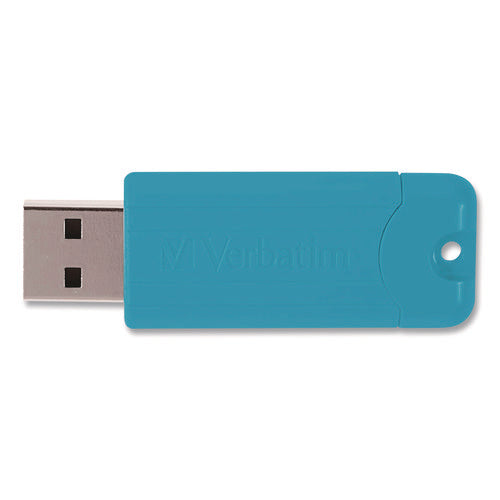 Pinstripe Usb 3.2 Flash Drive, 64 Gb, Assorted Colors, 5/pack