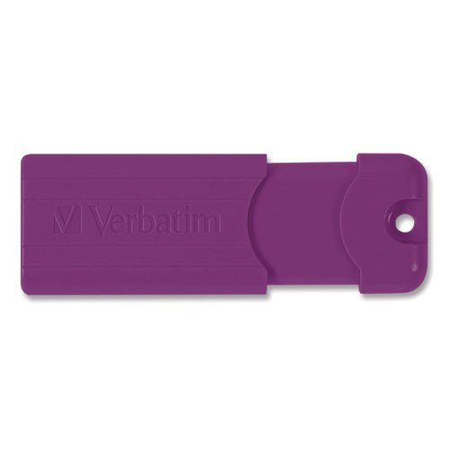 Pinstripe Usb 3.2 Flash Drive, 64 Gb, Assorted Colors, 5/pack