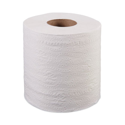 Bath Tissue, Individually Wrapped Rolls, Septic Safe, 2-ply, White, 500 Sheets/roll, 96 Rolls/carton