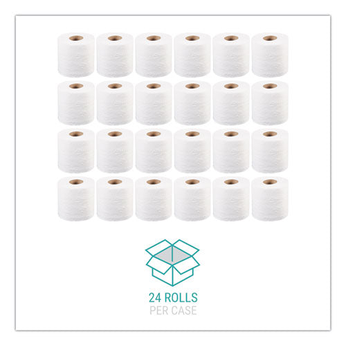 Bath Tissue, Individually Wrapped Rolls, Septic Safe, 2-ply, White, 400 Sheets/roll, 24 Rolls/carton